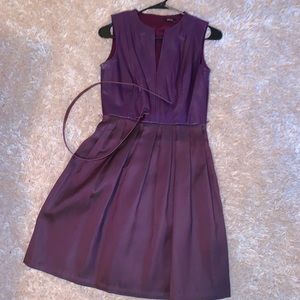 purple dress